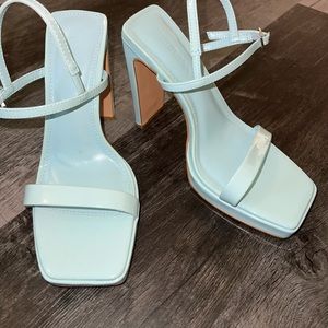 Blue heels from forever 21